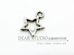 10*12mm五芒星造型墜片